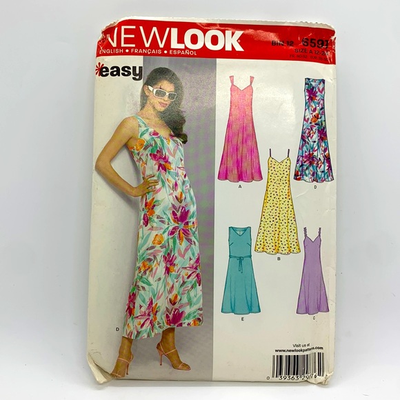 New Look Other - New Look UNCUT 6591 Sewing Pattern Bin 12 Size A (Seven sizes in one) 12 - 24